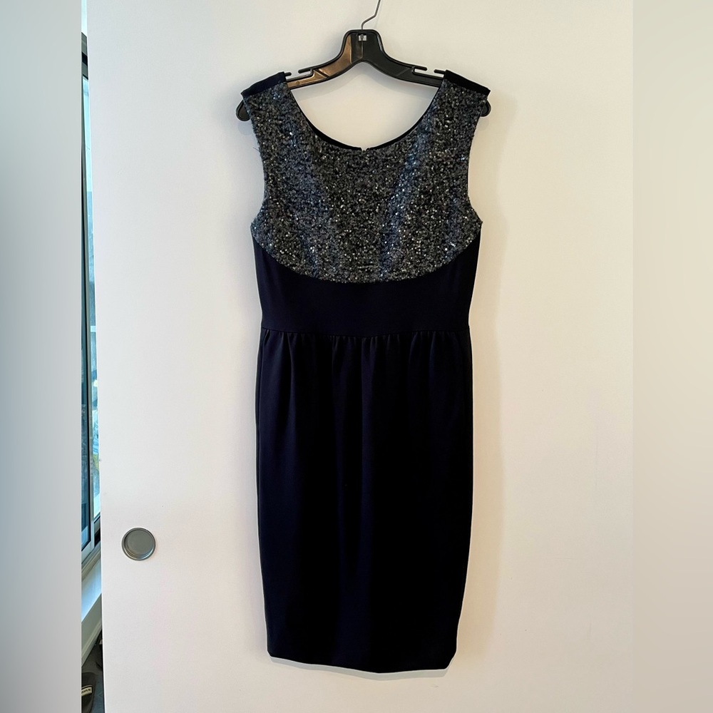 NWOT Sparkly wool-blend sheath dress